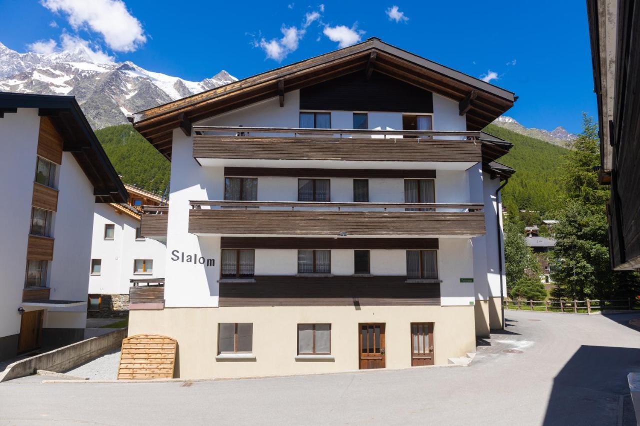 Haus Slalom Apartment Saas-Fee Luaran gambar